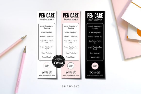 Download Pen Care Card Customizable Template - Customizable template Collection
